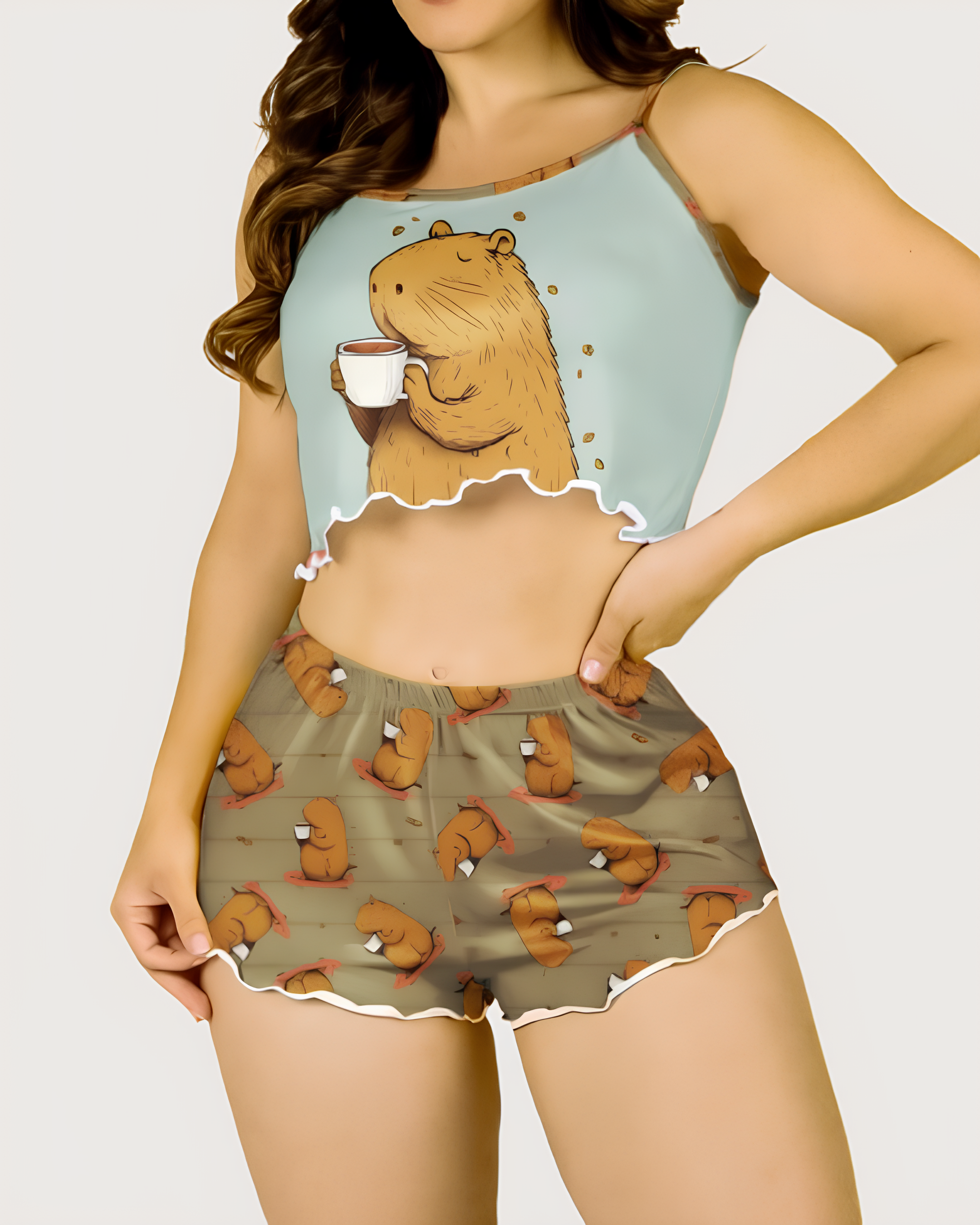 Conjunto Baby Doll Vírginia - Capivara
